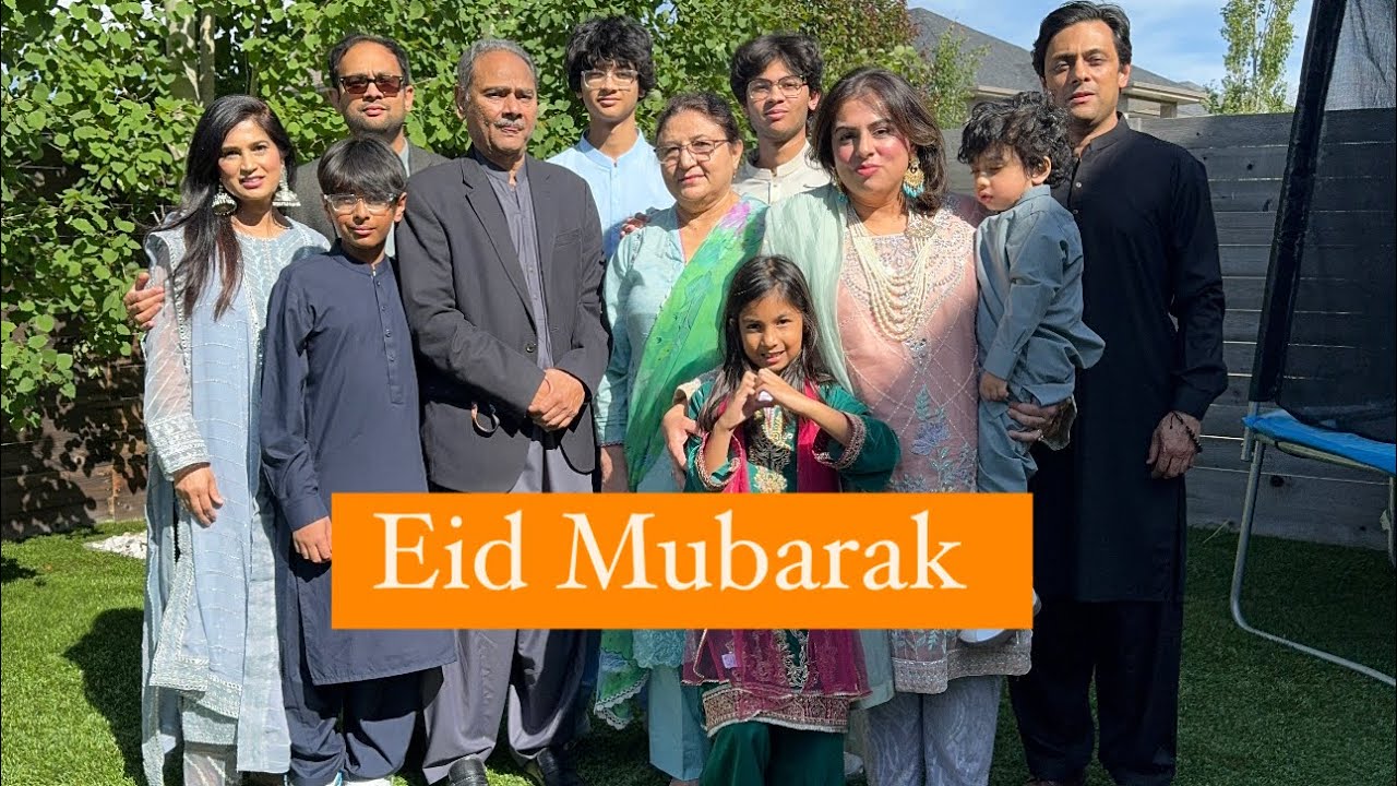 Eid Mubarak from our family to yours
