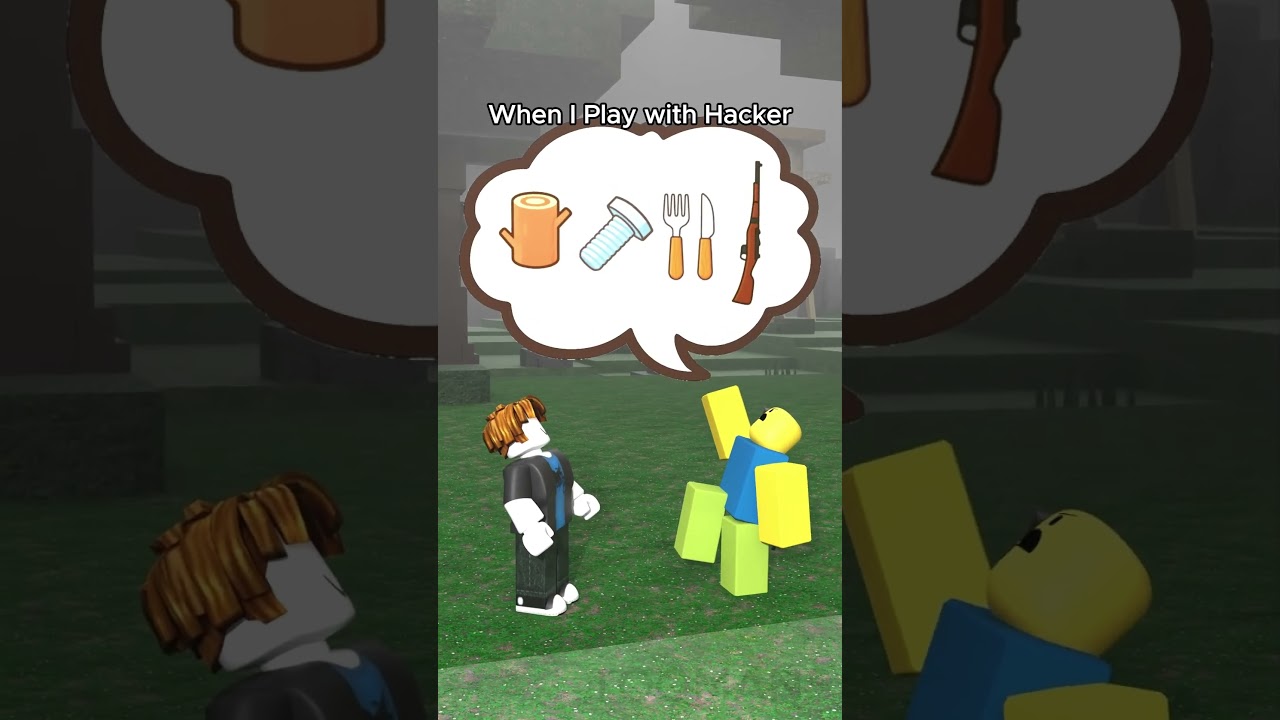 When I Play with Hacker in 99 Nights in the Forest ☠️