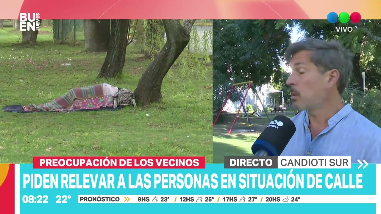 Vecinos de Colastiné Sur solicitan un relevamiento de las personas en situación de calle