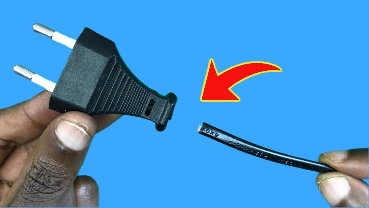 Few Know This Way To Fix A Electrical Plug When It's Broken