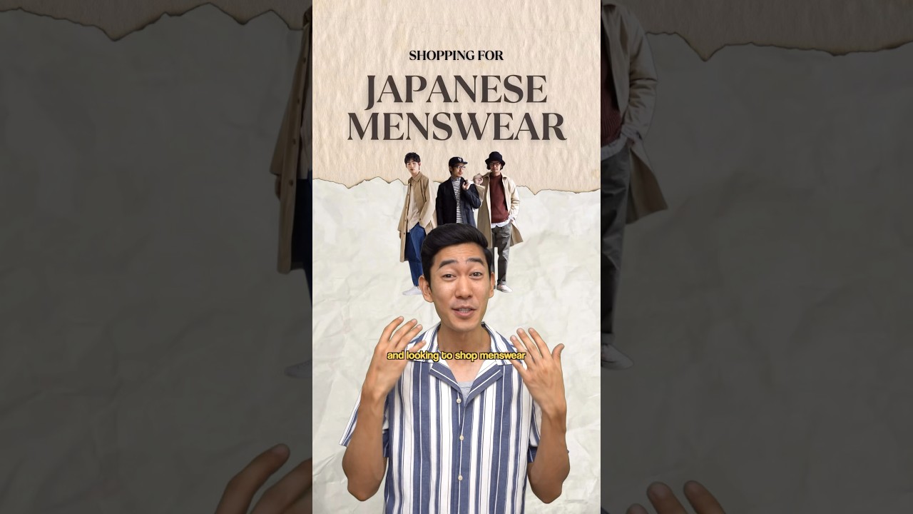 Обязательно посетите магазины мужской одежды в Токио! 🇯🇵