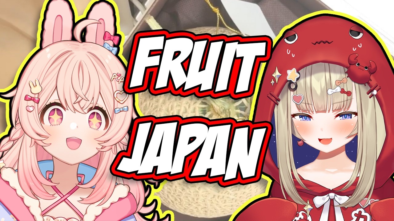 Pippa and Shiina eat fruit japan