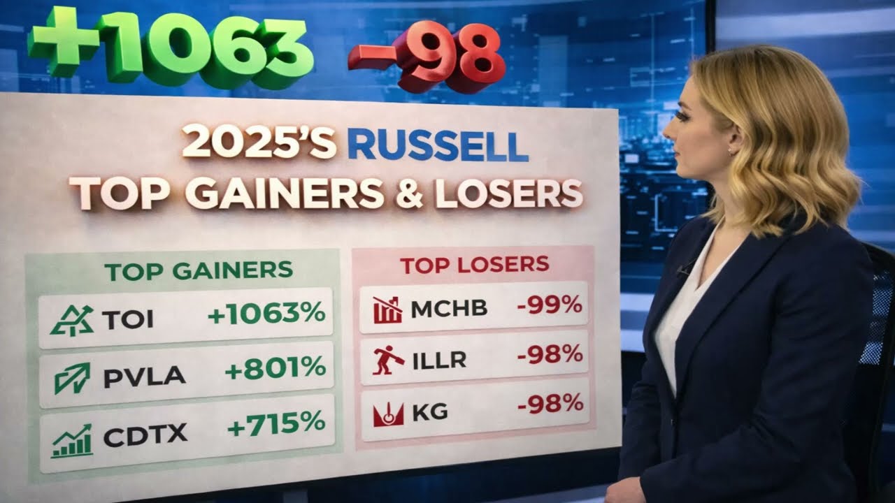 2025 Top Gainers and Losers of RUSSELL Index (Small Caps)   |   WHAT ARE THE LESSONS LEARNED?