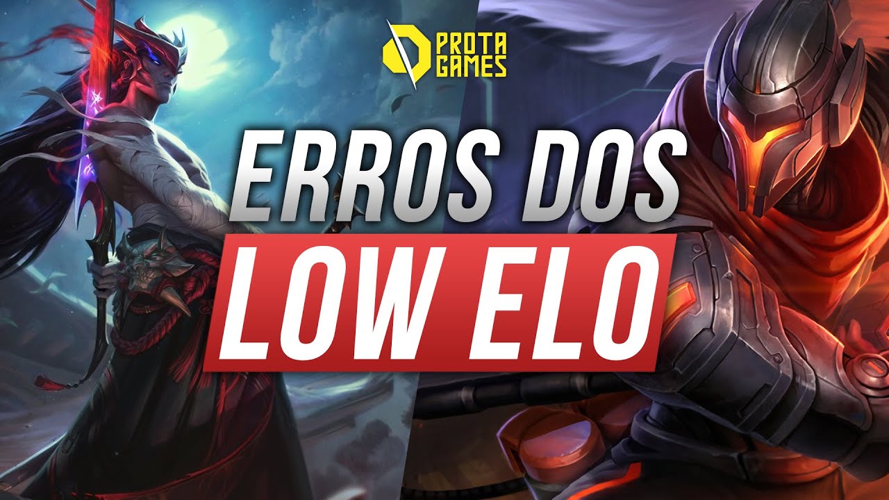5 MAIORES ERROS DE JOGADORES LOW ELO - LEAGUE OF LEGENDS