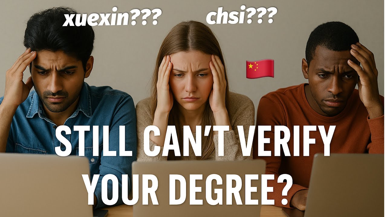 STOP! CHINESE DEGREE VERIFICATION | Before You Register on CHSI! Do This First! Step by step fix!