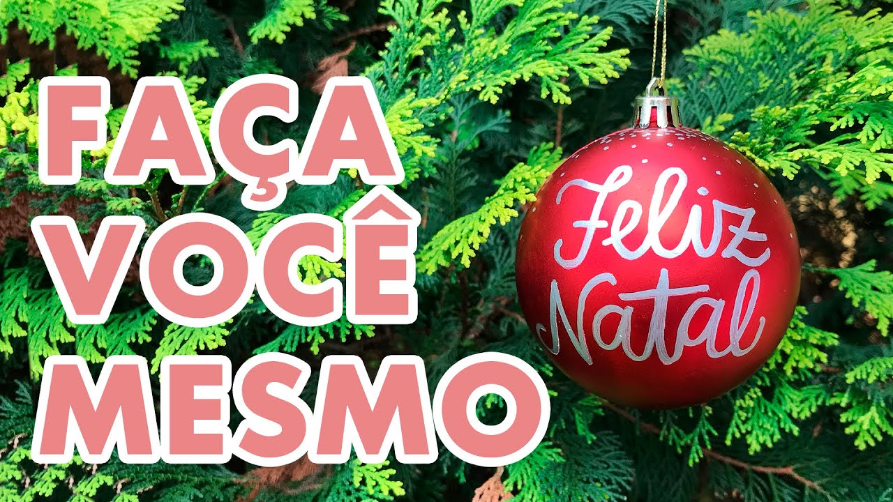 LETTERING NA BOLA DE NATAL | Marina Viabone