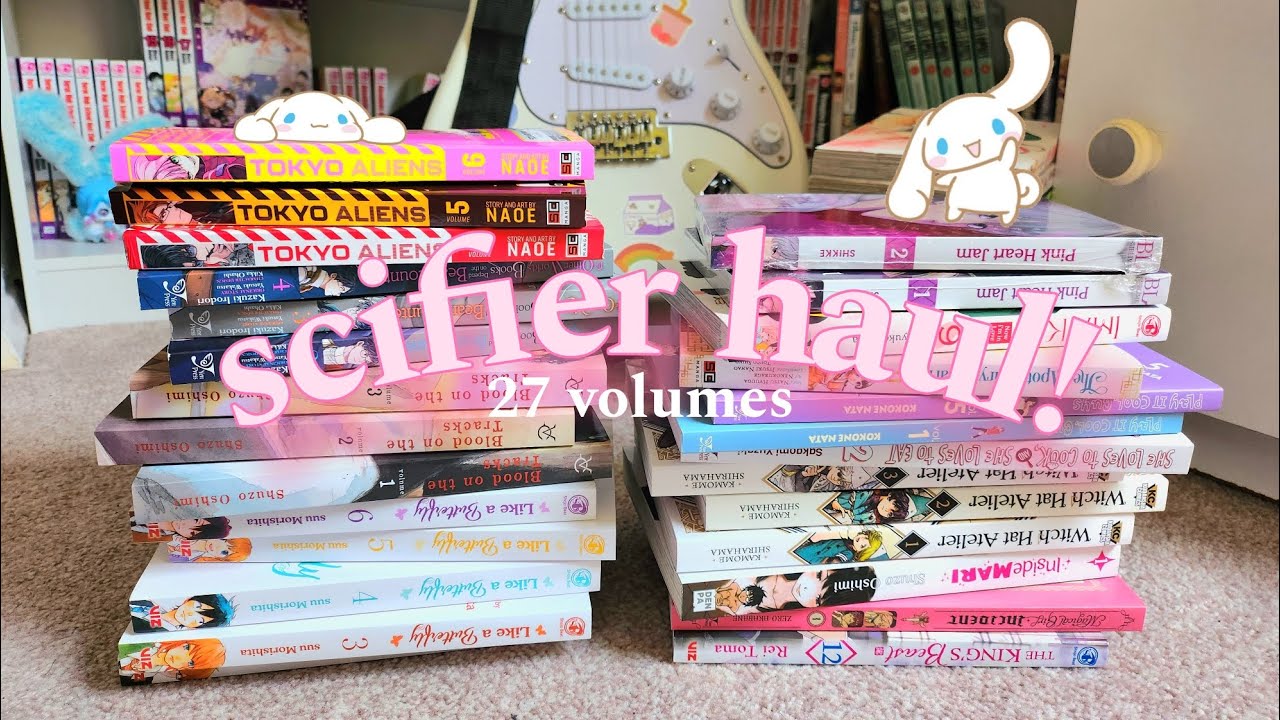 a chunky scifier haul 📚 20+ volumes!!