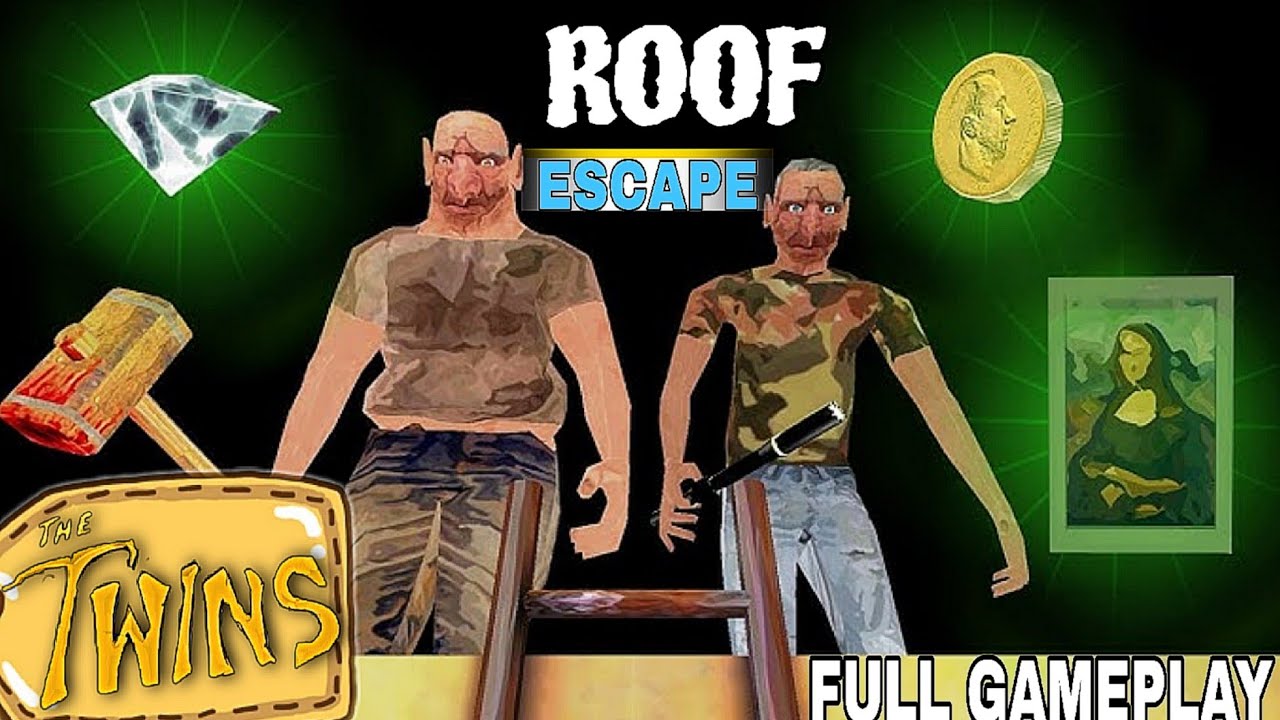 THE TWINS 😢 HORROR GAMEPLAY | ROOF ESCAPE | क्या मैं इस जगहे से निकल पाऊँगा? 😢😢