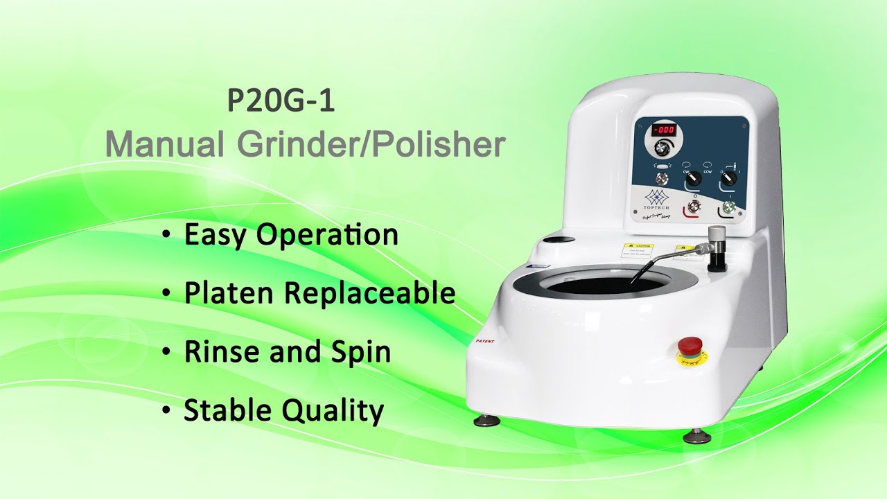 шлифовально-полировальный станок (Metallographic Grinder & Polisher Sample Preparation) P20G-1