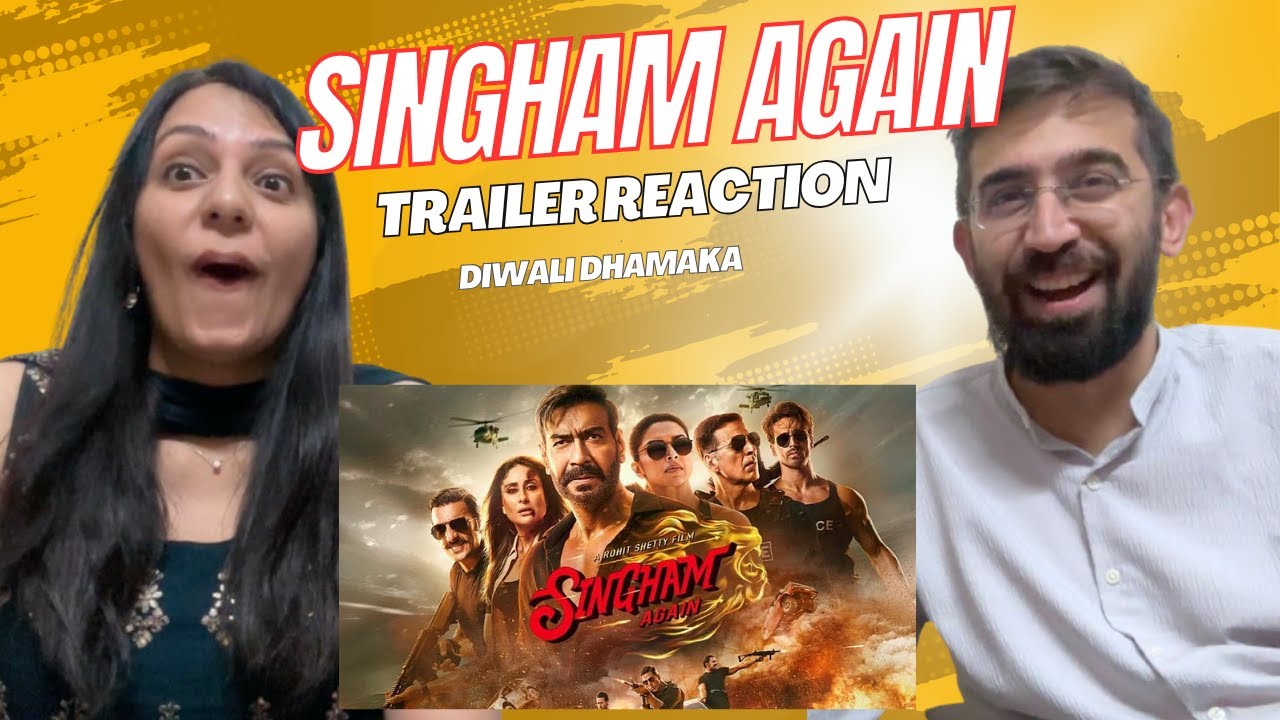 Singham Again Trailer Reaction | Rohit Shetty Cop Universe | 4AM Reactions