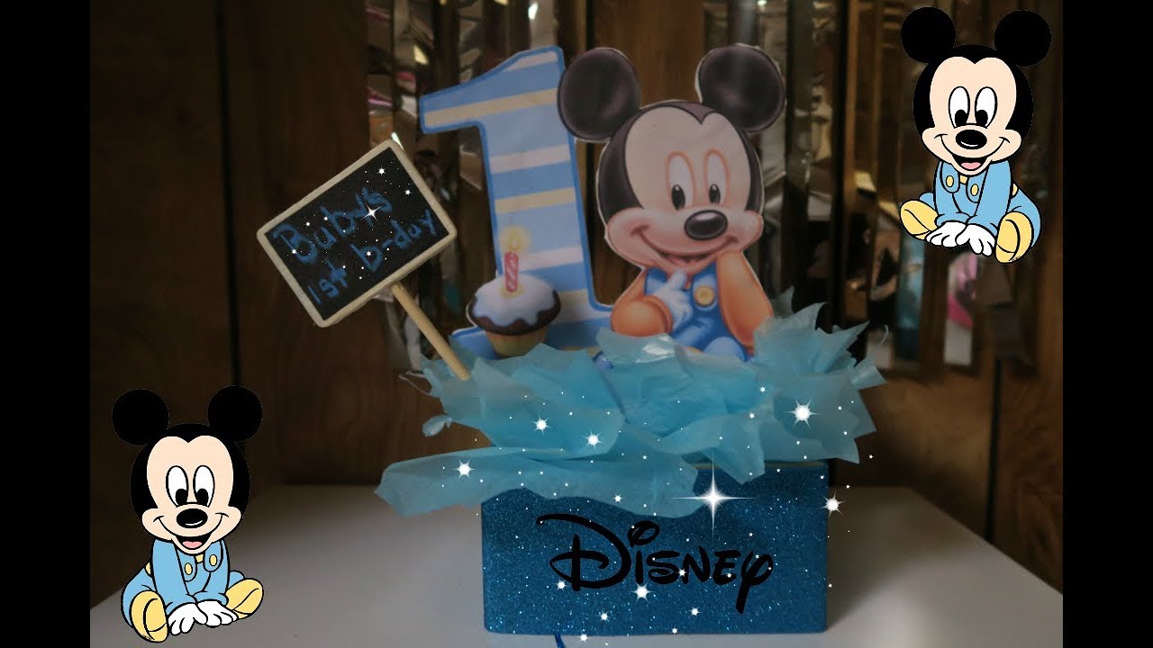 Baby Mickey Mouse Centerpiece