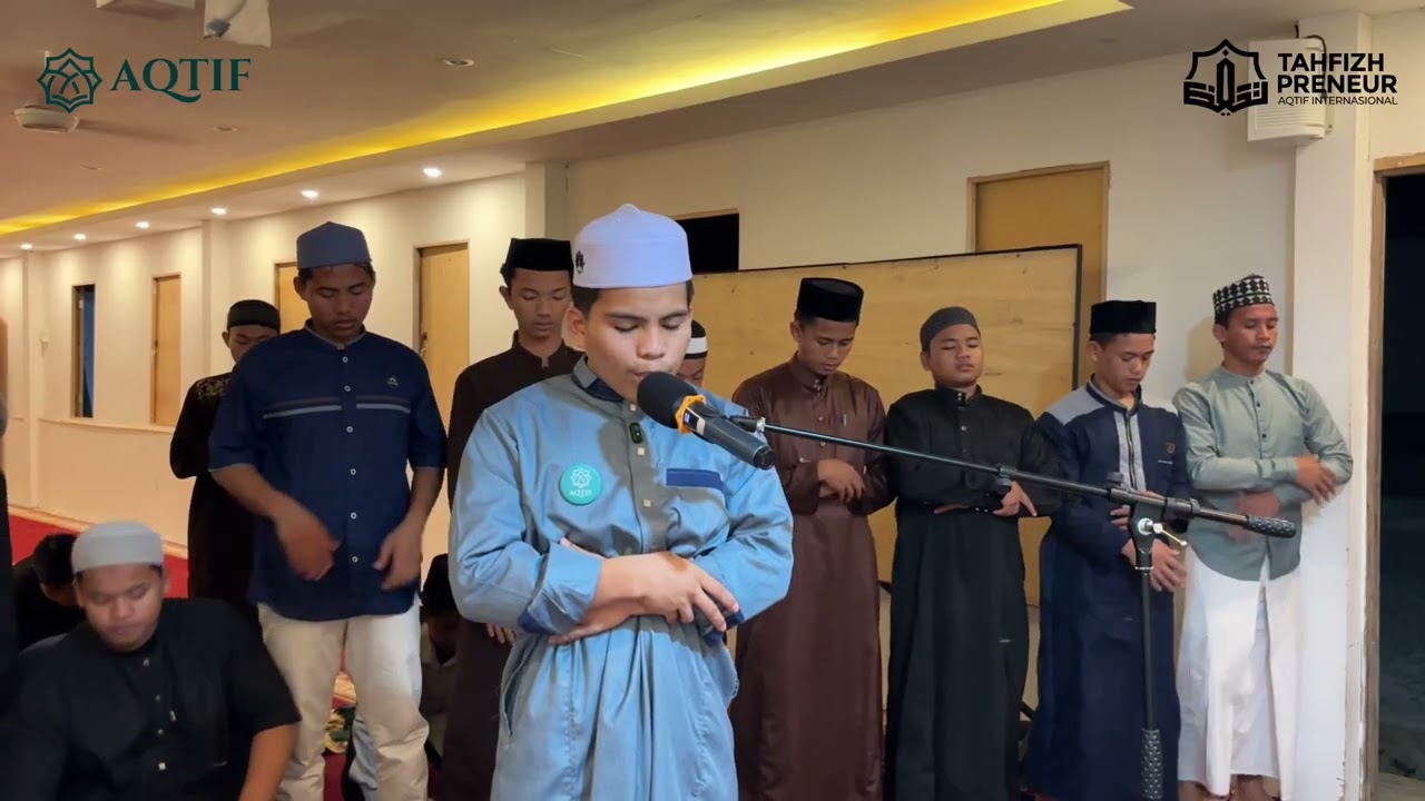 Sholat Isya Berjamaah Surah At-Tahrim ayat 6-8 | Rehan Santri Daurah Qur'an Mutqin