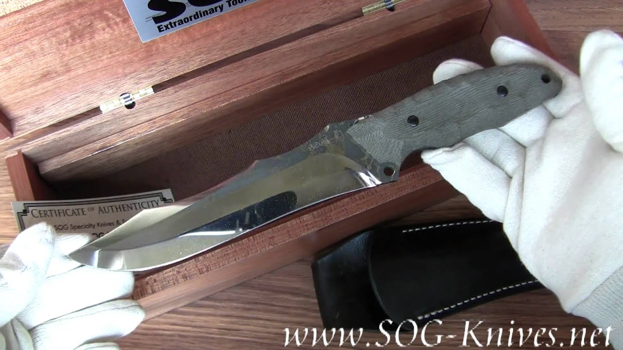 SOG Kiku Knife KU-01 Demo