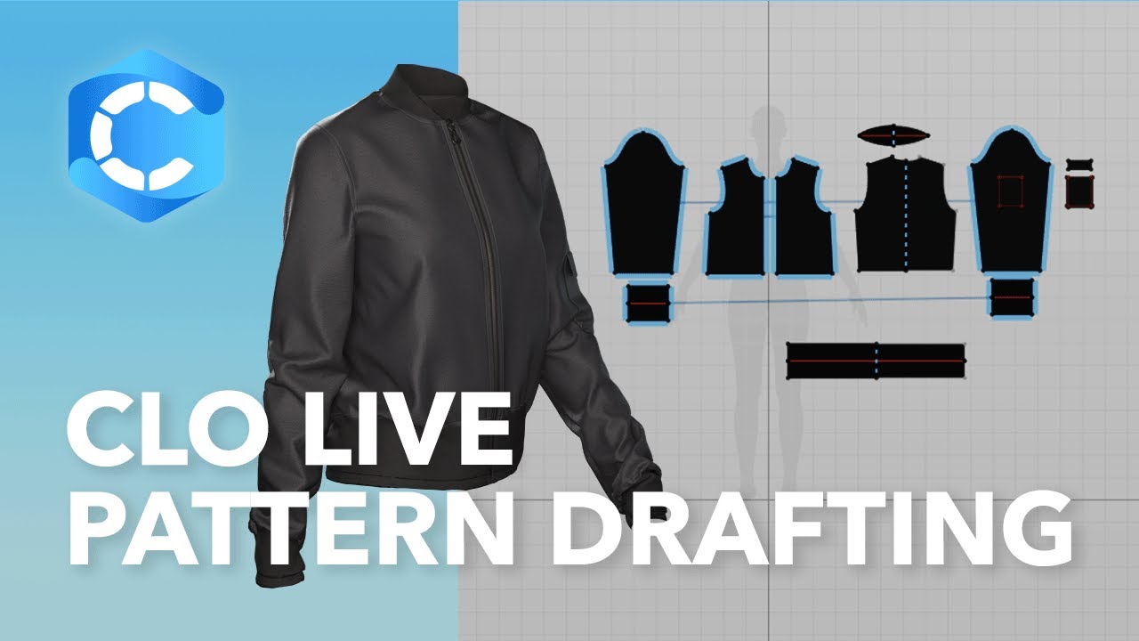 🔴 [CLO LIVE] CREATING A GARMENT USING PATTERN DRAFTER