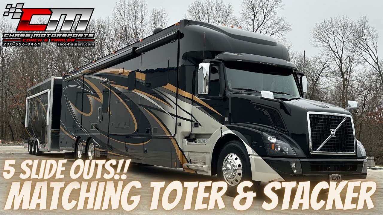 One Owner Toterhome & Matching Stacker Trailer