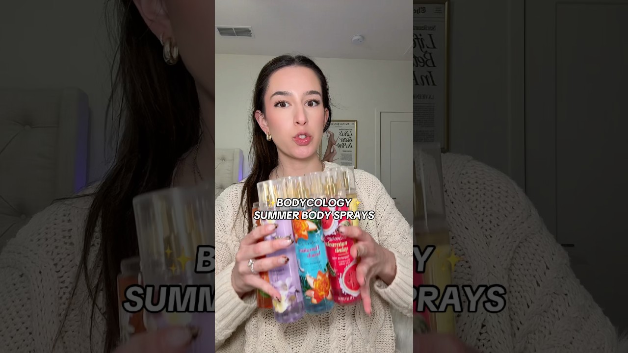 Летние спреи для тела Bodycology 🏝️✨ #парфюмы #bathandbodyworks #аромат #haul #walmarthaul