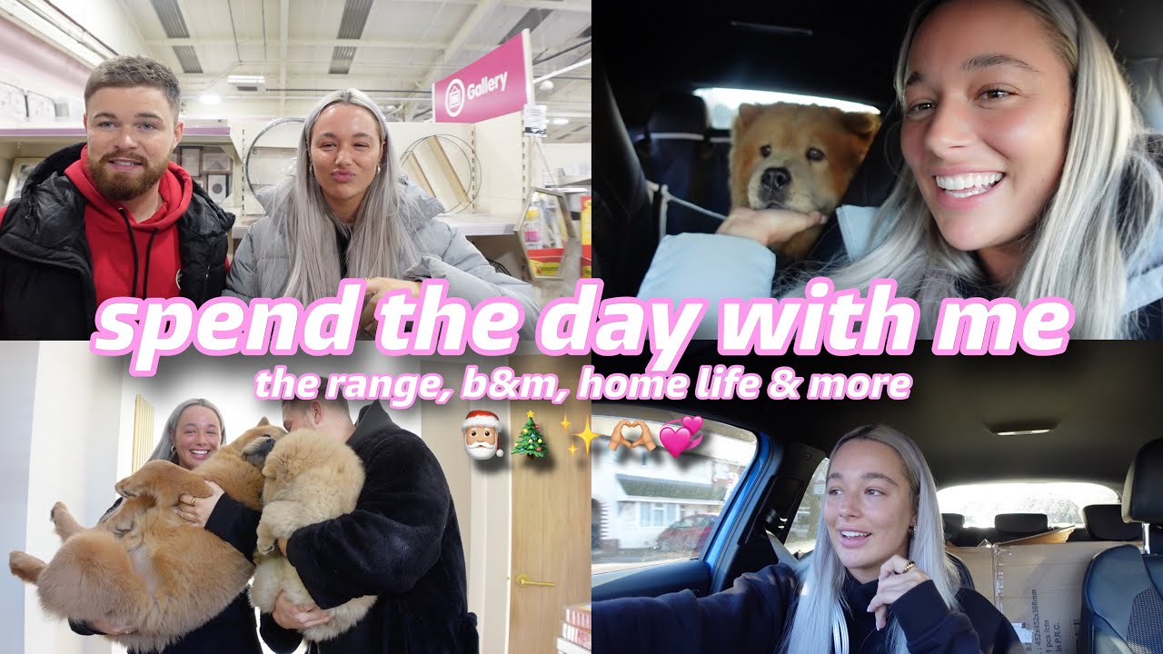 spend the day with me ✨ | christmas shopping, b&m, the range & more