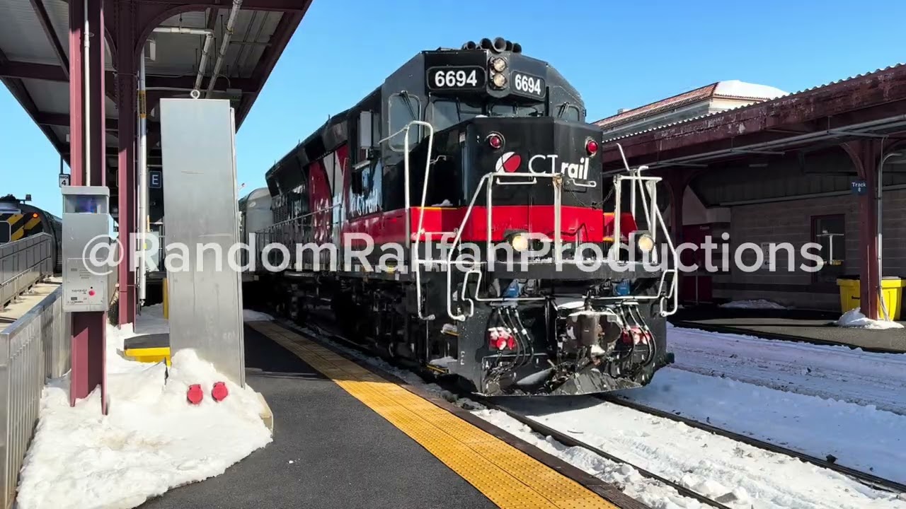Railfanning at the Springfield, MA train station on 1/31/2026