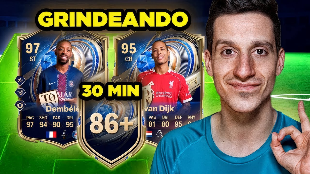 ¡GRINDEANDO 30 MINUTOS con el FULL TOTY! 🤵🔵⛏️
