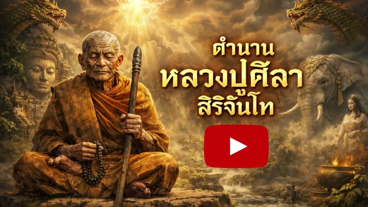 ตำนานหลวงปู่ศิลา สิริจันโท#ผิดพลาดประการใดขออภัยด้วยนะ🥰