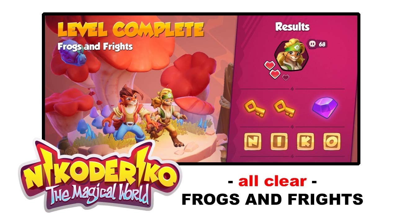 Nikoderiko the Magical World 100% FROGS AND FRIGHTS