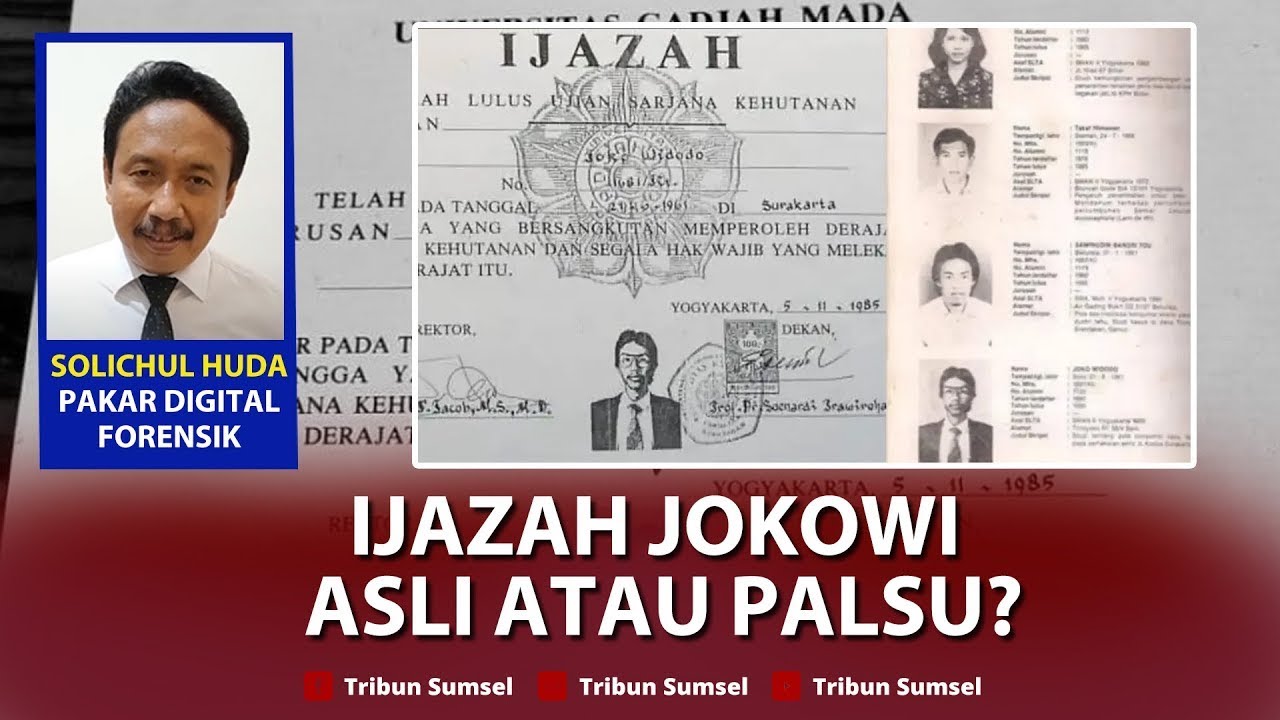 🔴Pakar Digital Forensik Solichul Huda Beberkan Tahapan Pengecekan Ijazah Asli atau Palsu