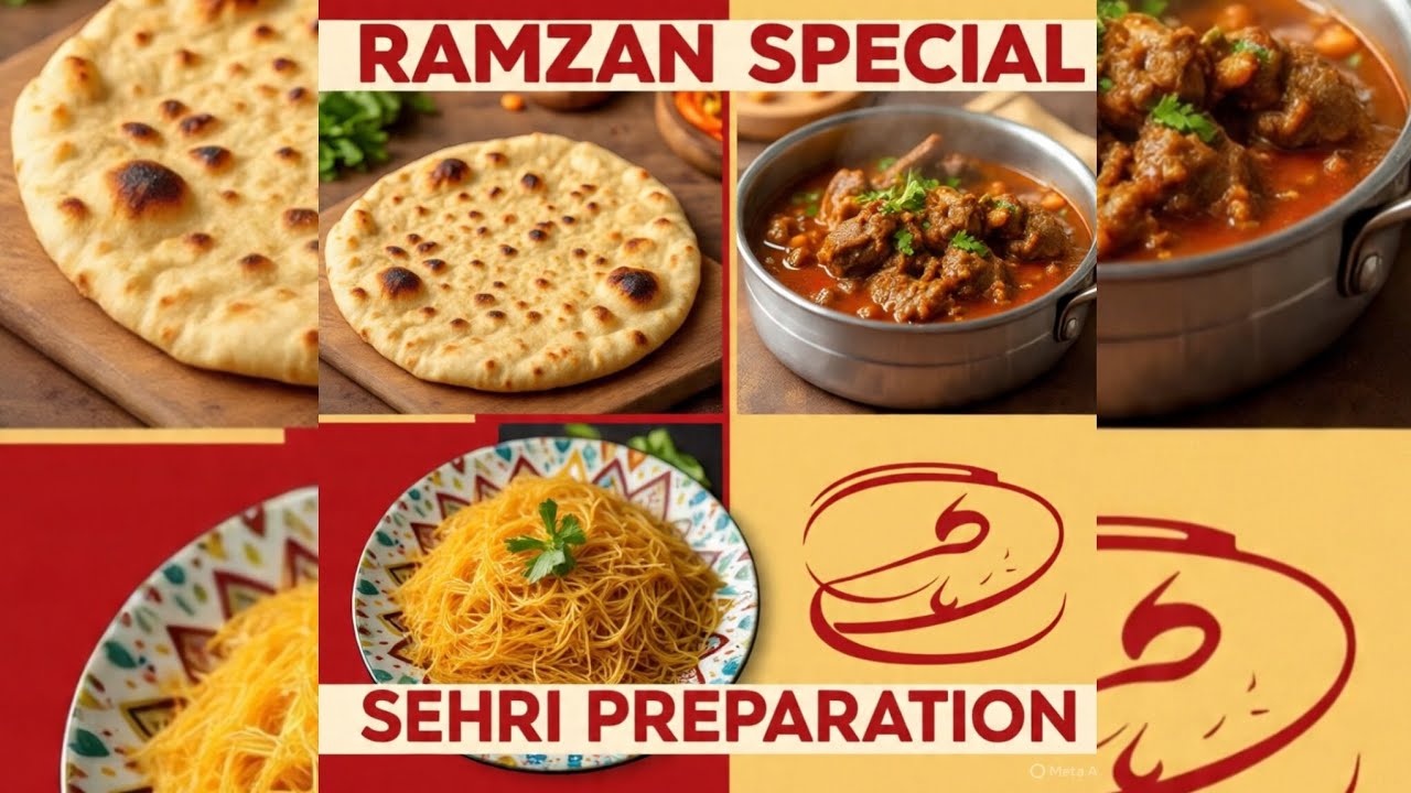 Ramzan Special Sehri Preparation | Best Roghni Paratha Stew & Pheniyan By Hania's Kitchen 