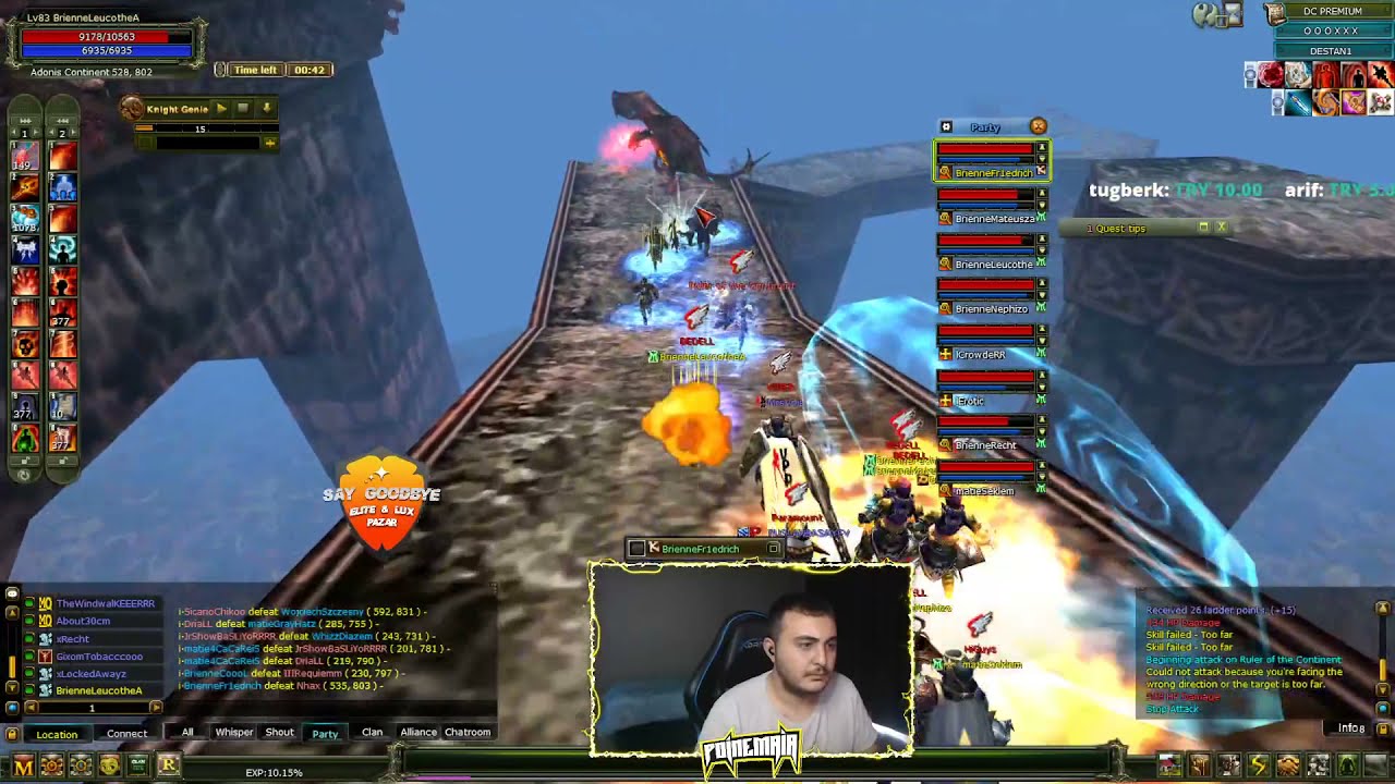 PoineMaia/ Knight Online Yıkılmaz Kalesi DESTAN BİFROST SAVAŞLARI DEVAM EDİYORR ..YOK BÖYLE SAVAŞ !!