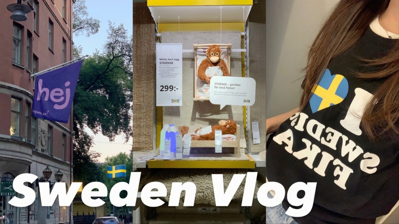 스웨덴 스톡홀름 브이로그 | 🇸🇪 Sweden Stockholm Vlog | 저랑 Fika 할래요? | 미트볼 무한 굴레