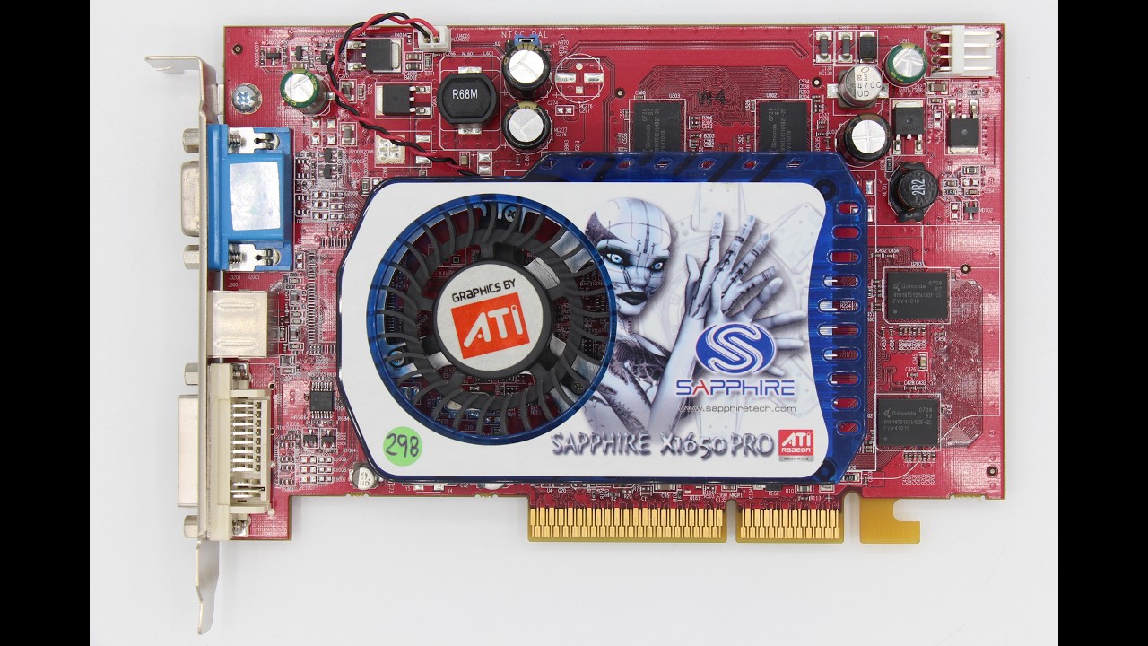 👉 GPU Quickie 62: ATI Radeon X 1650 Pro 512 MB DDR2 AGP by Sapphire (11091-04)