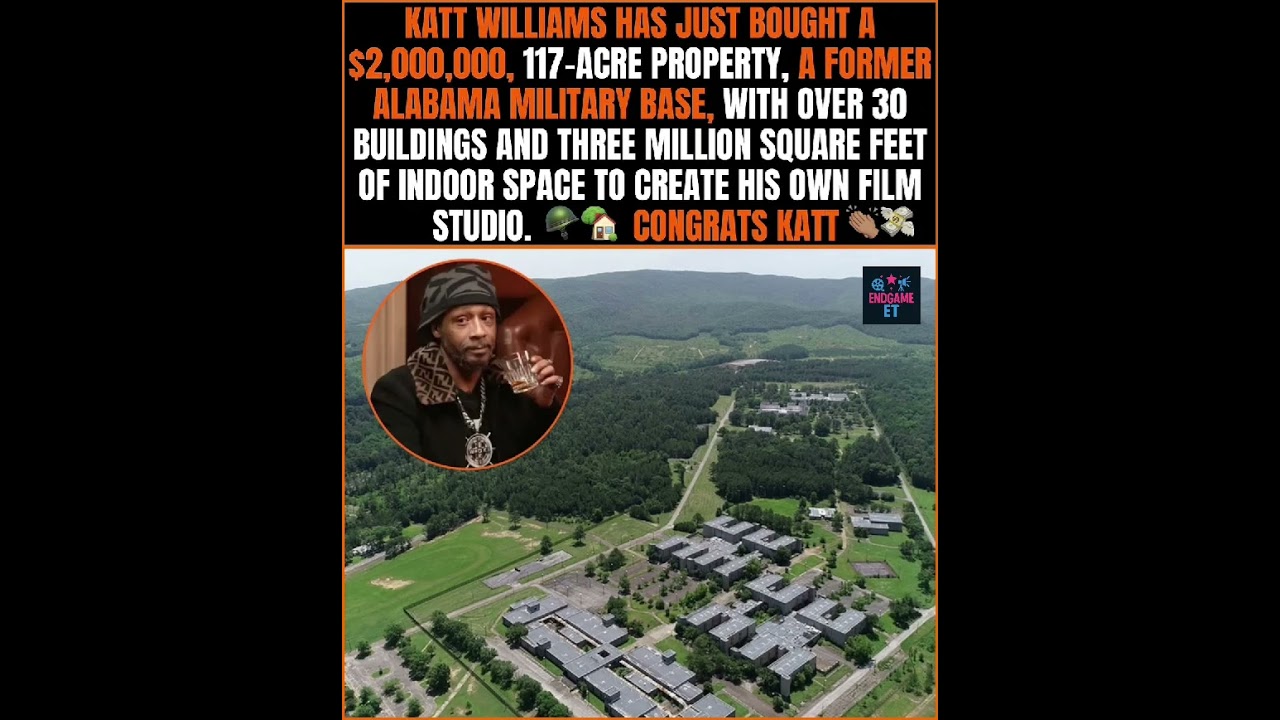 Katt Williams Just Bought a 117-Acre Former Military Base. His Own Film Studio is Coming#shortsfeed