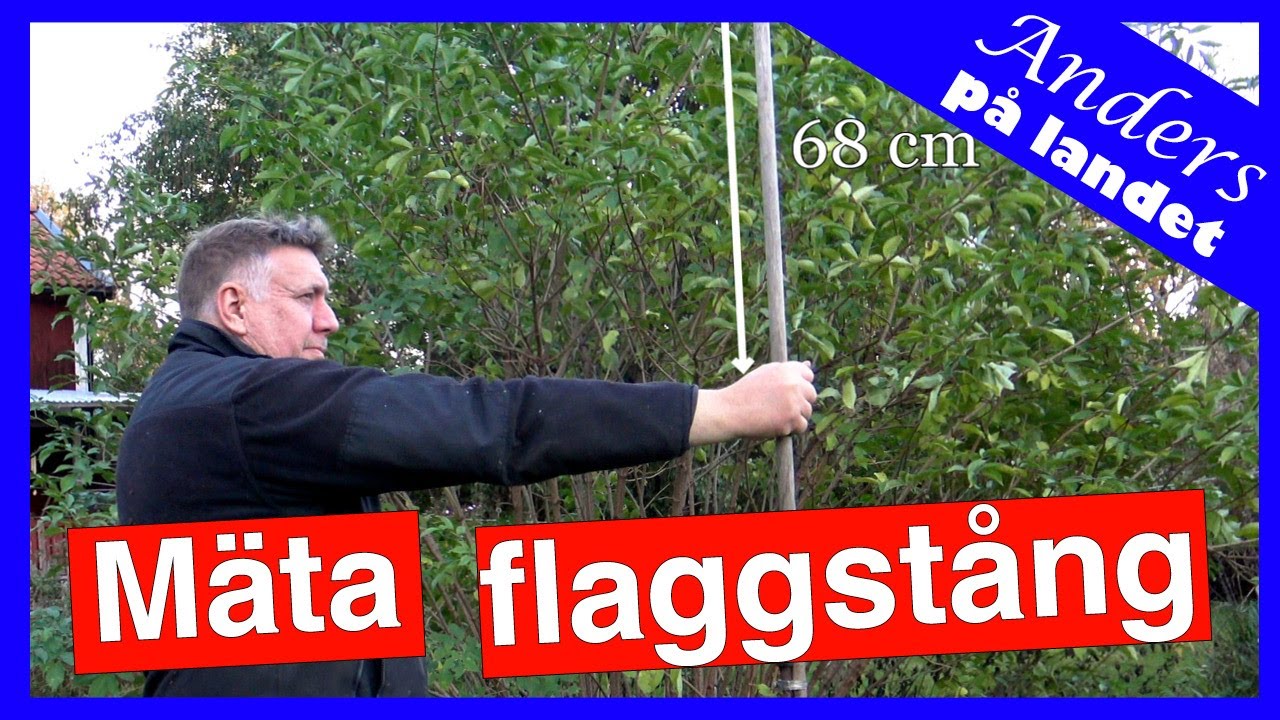 Så gissar du höjden på flaggstången