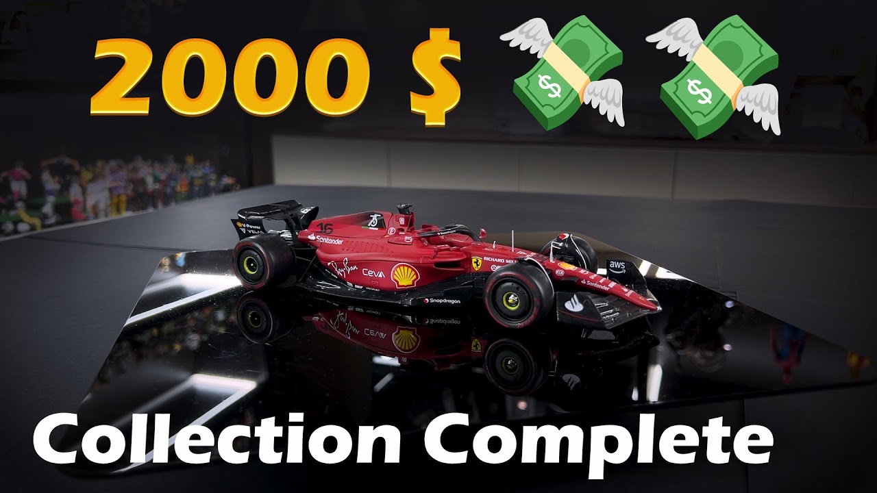 AMAZING Formula 1 Models COMPLETE Collection 2000 EUR scale 1/24