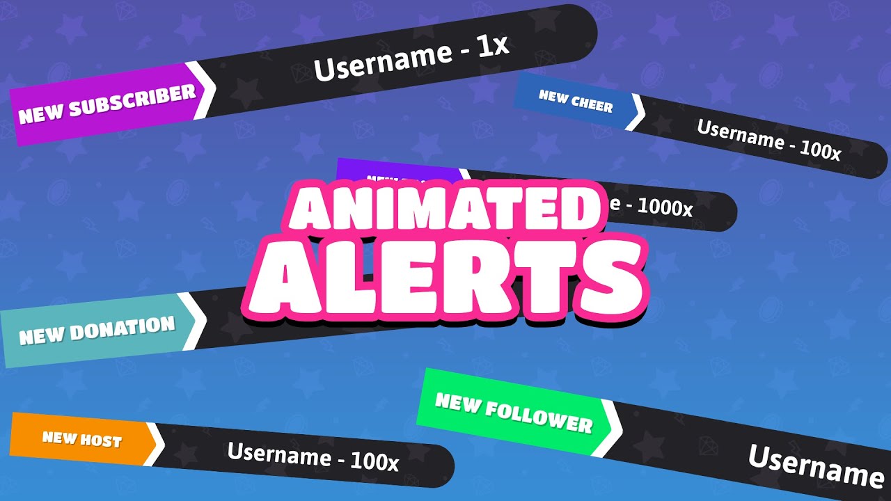 FREE animated Fall Guys Twitch Stream Alerts for Streamers (Download)