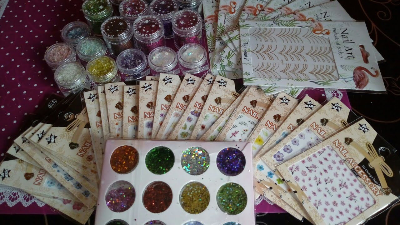 ALIEXPRESS NAIL HAUL WITH EASY NAIL ART