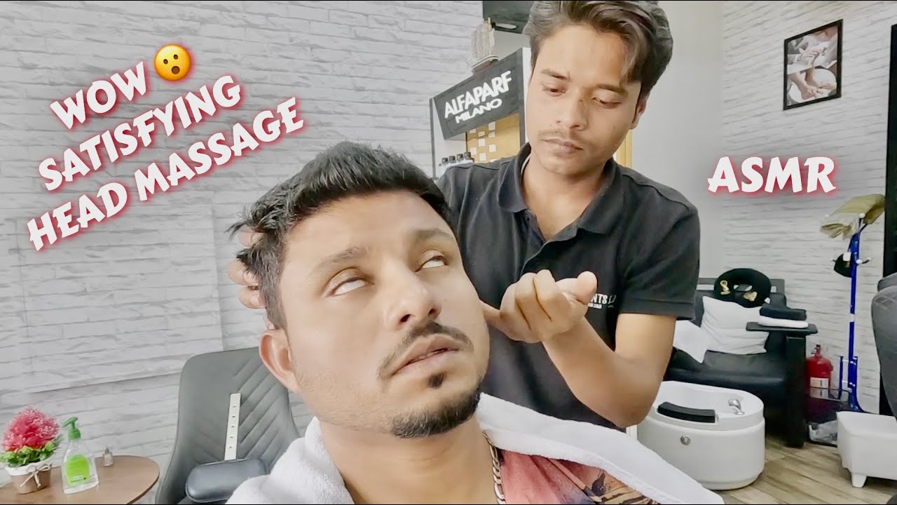 ASMR | Satisfying Indian Head Massage Makes me see Heaven 💋🇦🇪
