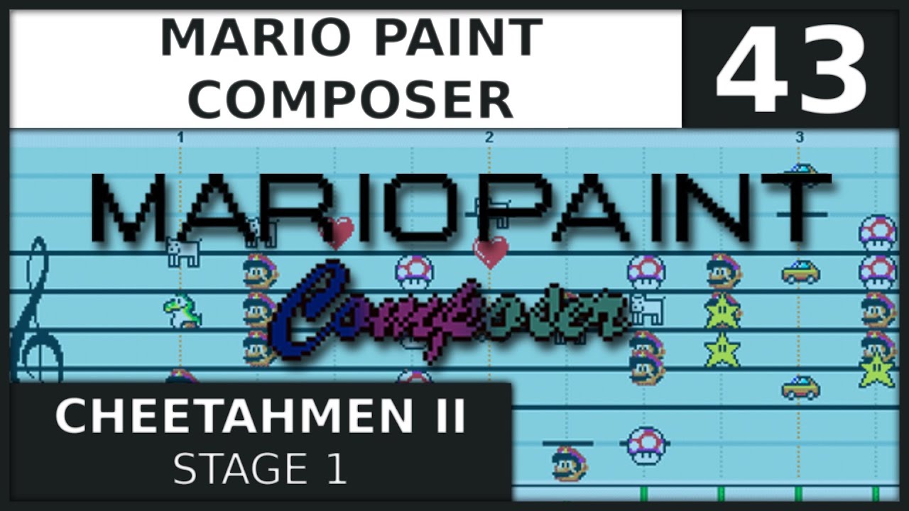 Mario Paint Composer | Cheetahmen II | Stage 1