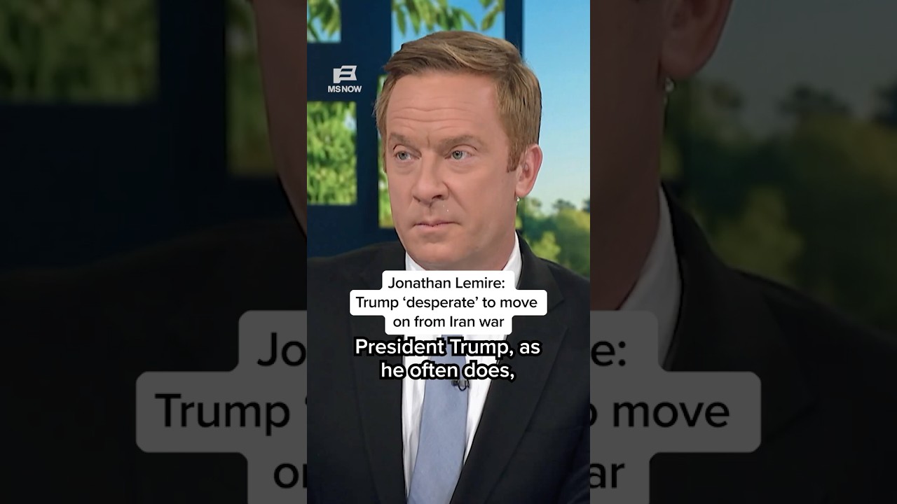 Jonathan Lemire: Trump &lsquo;desperate&rsquo; to move on from Iran war