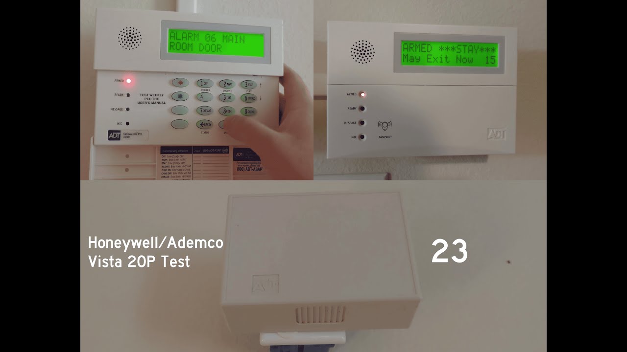 Honeywell/Ademco Vista 20P Test 23