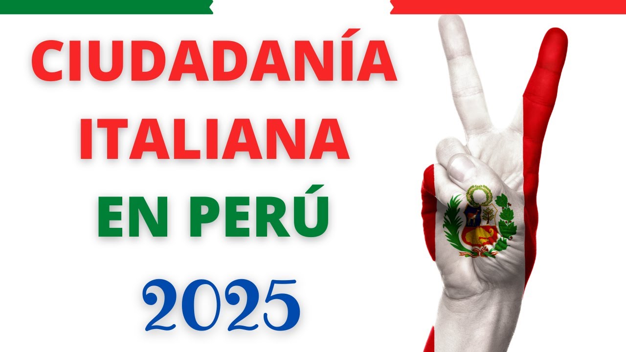 Como solicitar la nacionalidad italiana en Perú