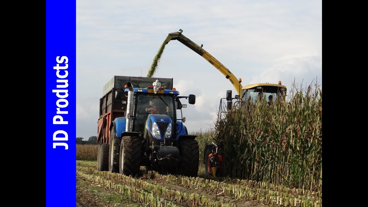 Mais/2015/New Holland FX50/T6050/Harvesting maize/Maish&auml;ckseln/Maishakselen/Frens/van Norel