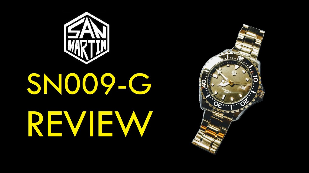 *REVIEW* San Martin SN009-G PT5000 Automatic Diver / Grand Seiko SBGH Homage
