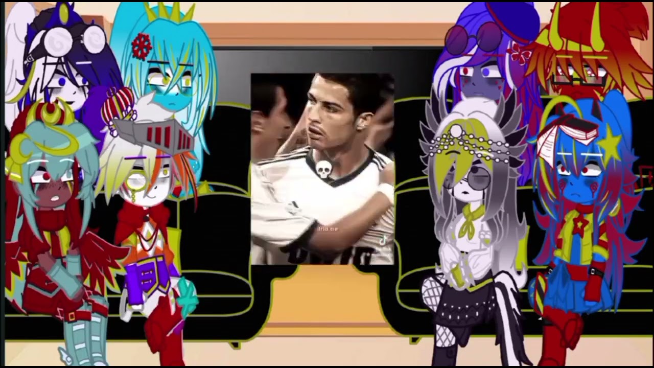 Football team react to TikTok part 1/?#gacha #gachaclub #gachalife #football