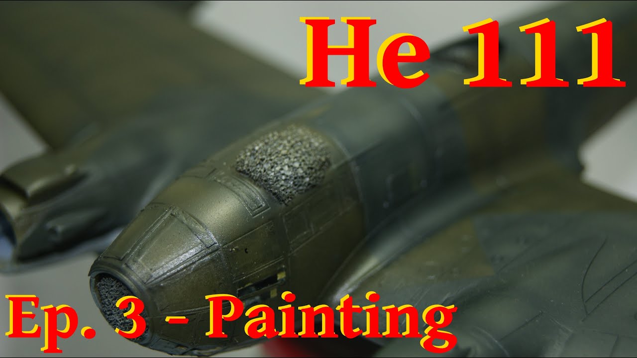 Model Heinkel 111 P-2 - 1/72 Airfix - Painting