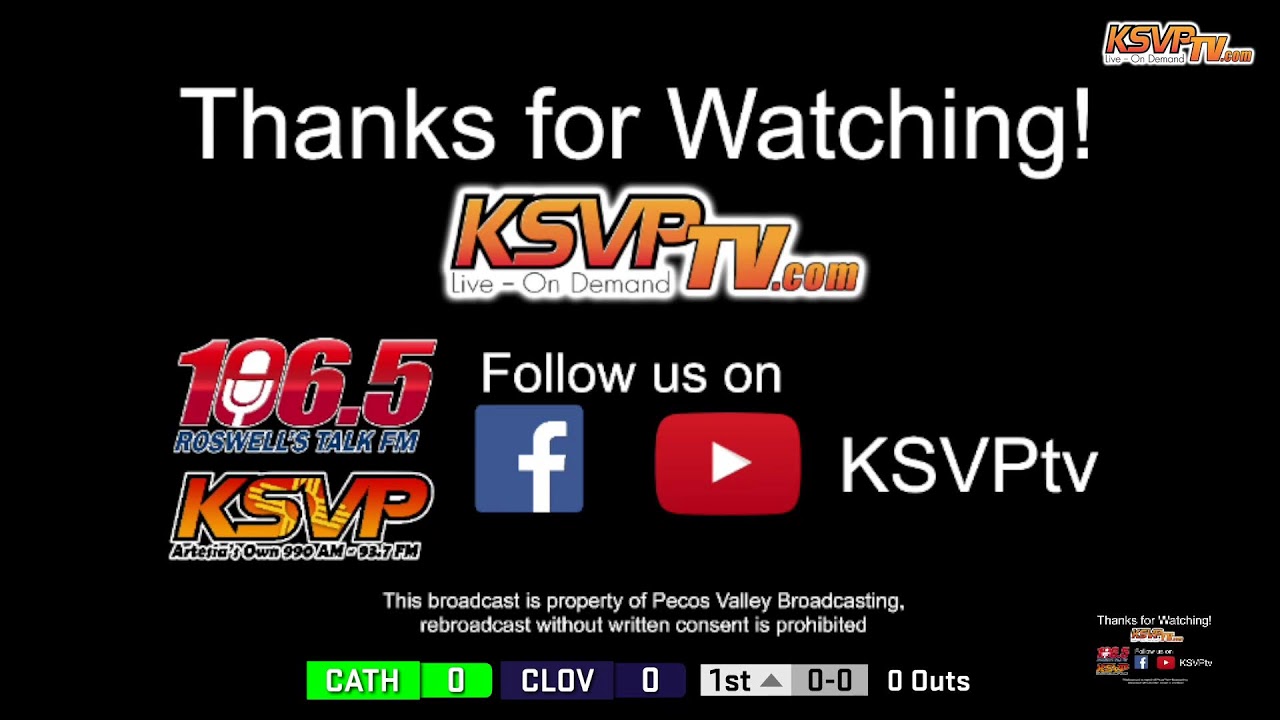 Southwest Classic Baseball Tournament Game #3: Cathedral vs. Clovis