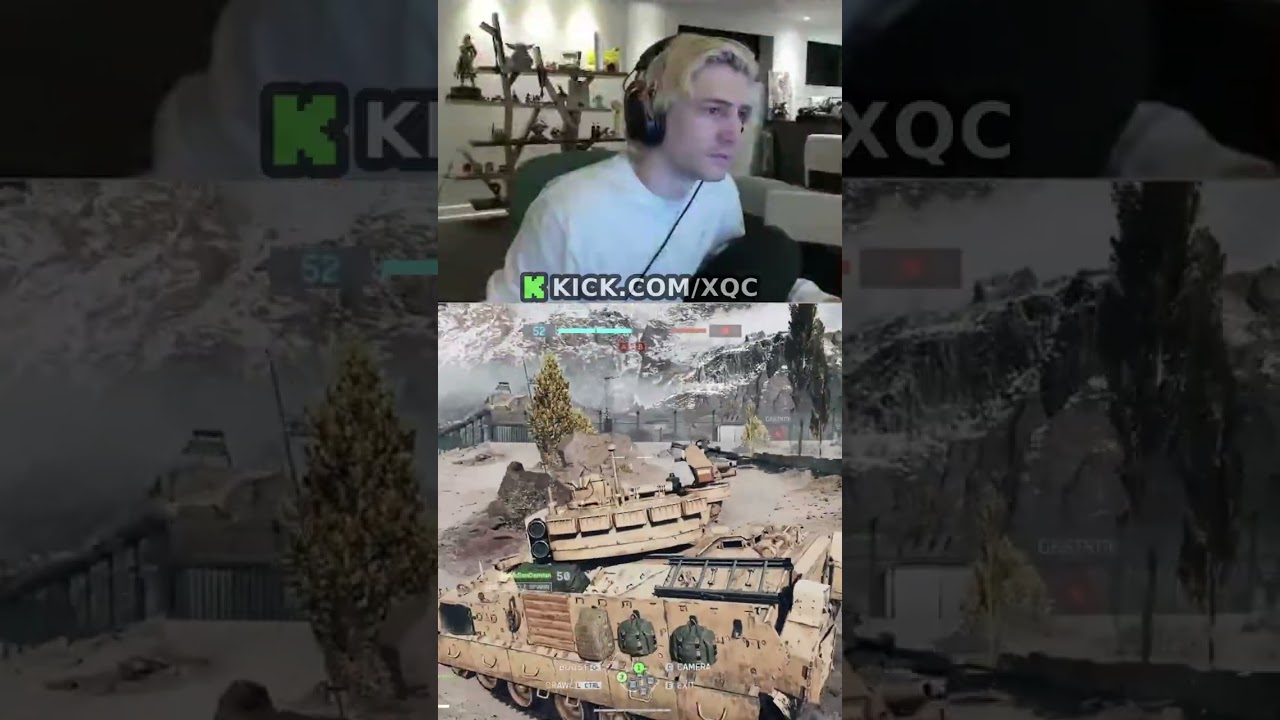 xQc Shows Off His INSANE Tank Strategy in BF6