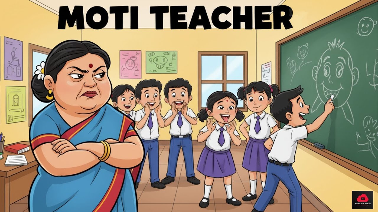 Moti Teacher | मोटी  टीचर |  Hindi Kahani | Moral Stories | Bedtime Stories | Kahani