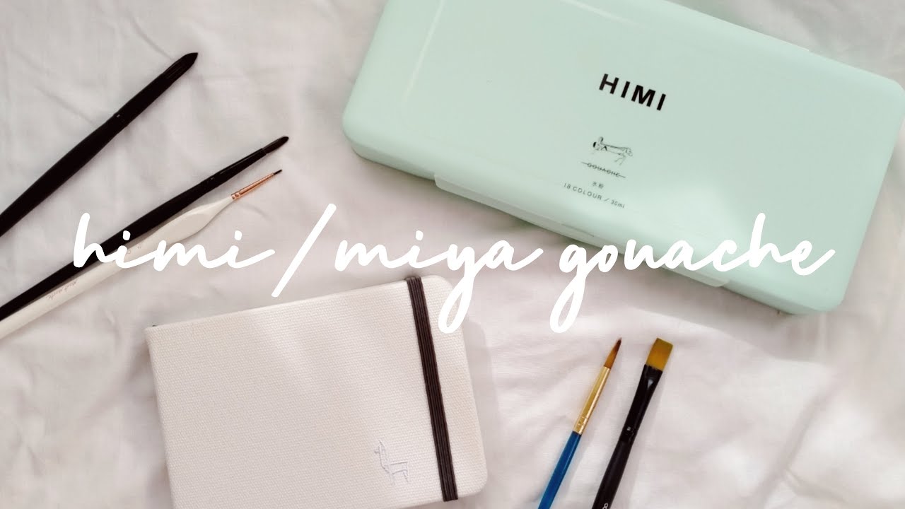 paint with me using miya/himi gouache