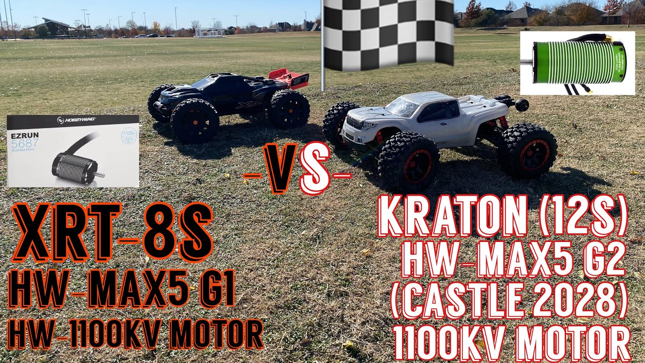 Traxxax xrt vs Kraton 8s