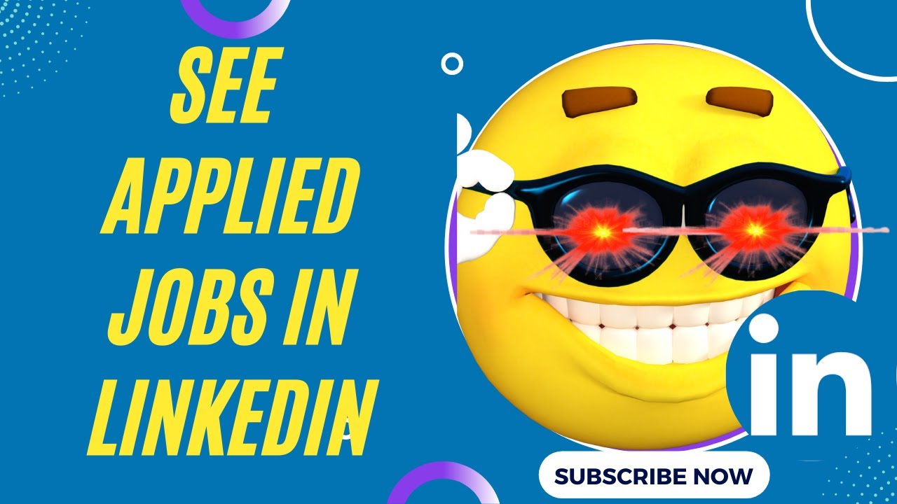 How to See Applied Jobs in Linkedin